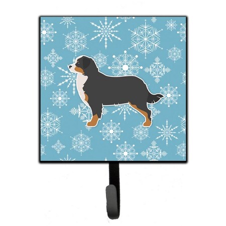Carolines Treasures Winter Snowflake Bernese Mountain Dog Leash or Key Holder BB3519SH4